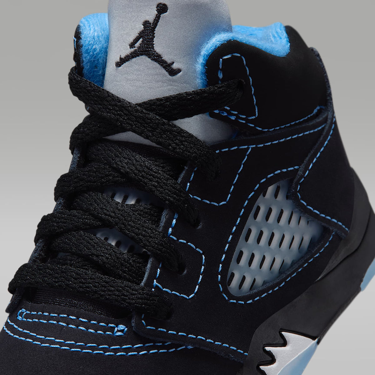 Jordan 5 "Black Carolina" – Negro/Blanco/Azul universitario – vista 7