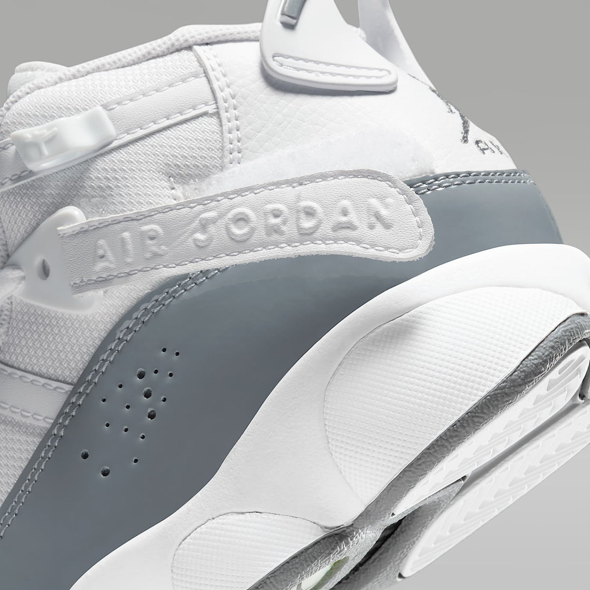 Jordan 6 Rings – Blanco/Blanco/Gris azulado – vista 8