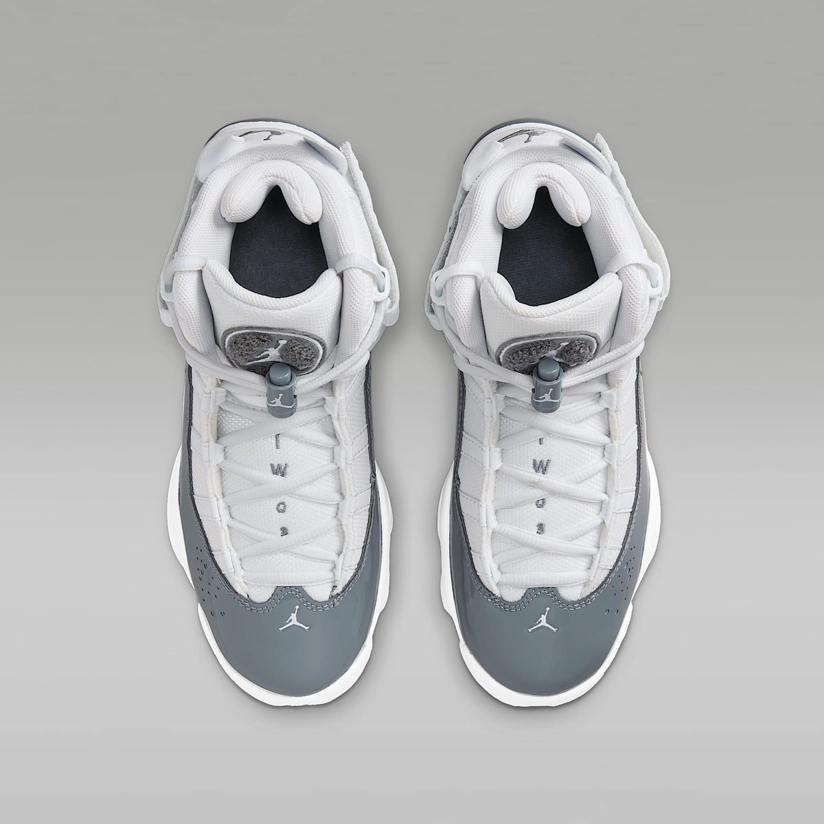 Jordan 6 Rings – Blanco/Blanco/Gris azulado – vista 4