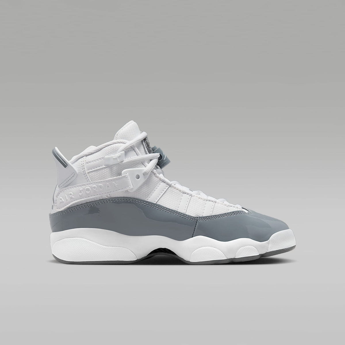 Jordan 6 Rings – Blanco/Blanco/Gris azulado – vista 3