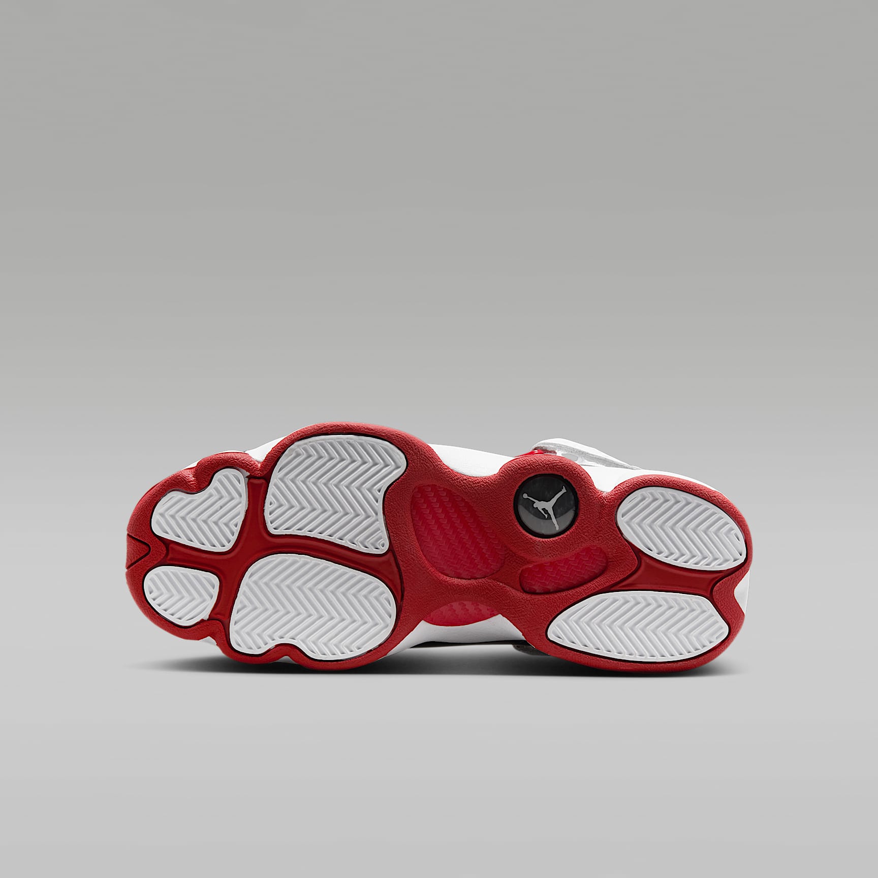 Jordan 6 Rings – Blanco/Rojo universitario/Negro – vista 2