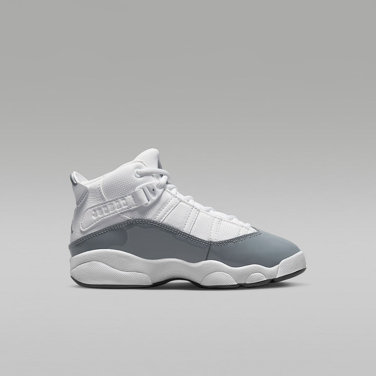 Jordan 6 Rings – Blanco/Blanco/Gris azulado – vista 3