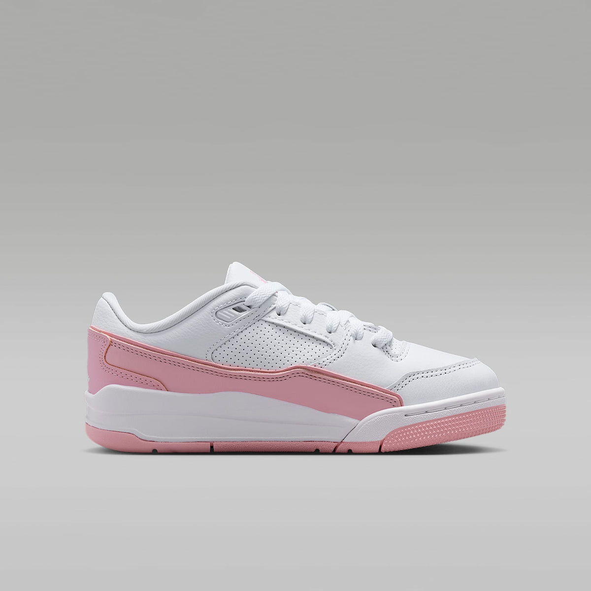 Jordan Flight Court – Blanco/Rosa suave medio – vista 3