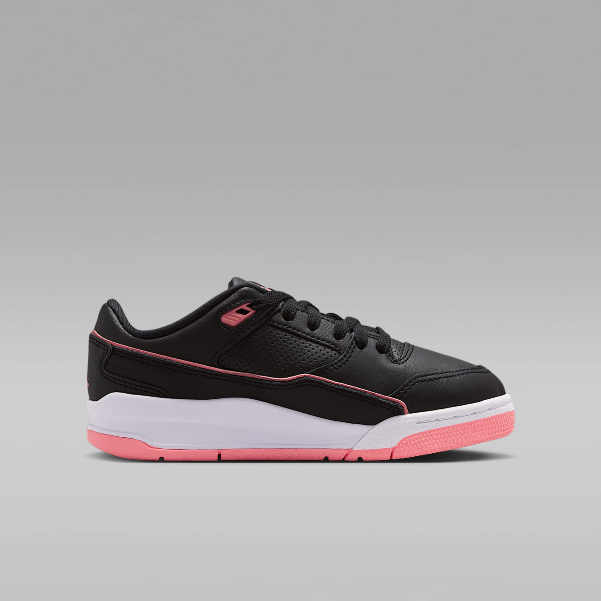 Jordan Flight Court – Negro/Blanco/Rosa mirada – vista 3