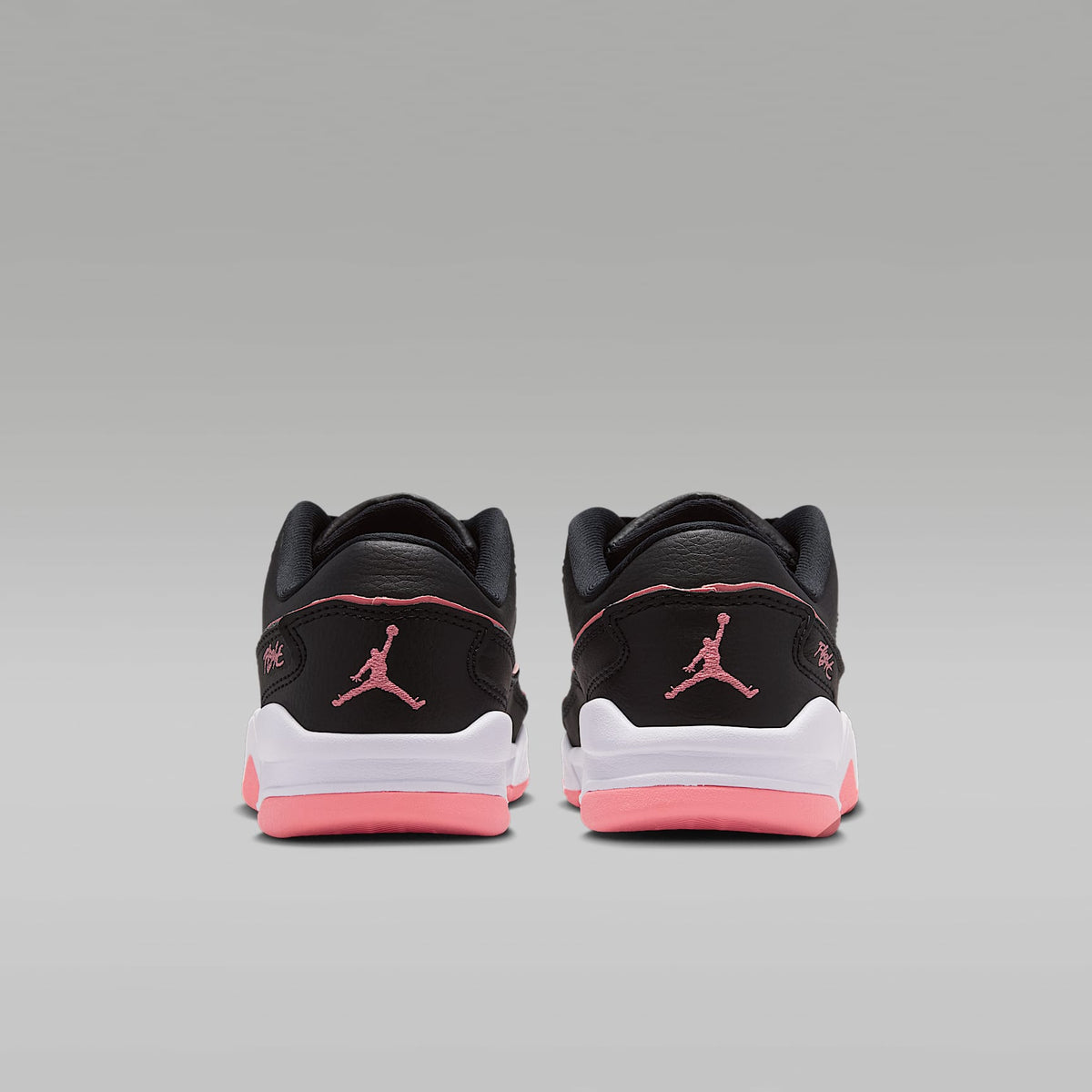 Jordan Flight Court – Negro/Blanco/Rosa mirada – vista 6