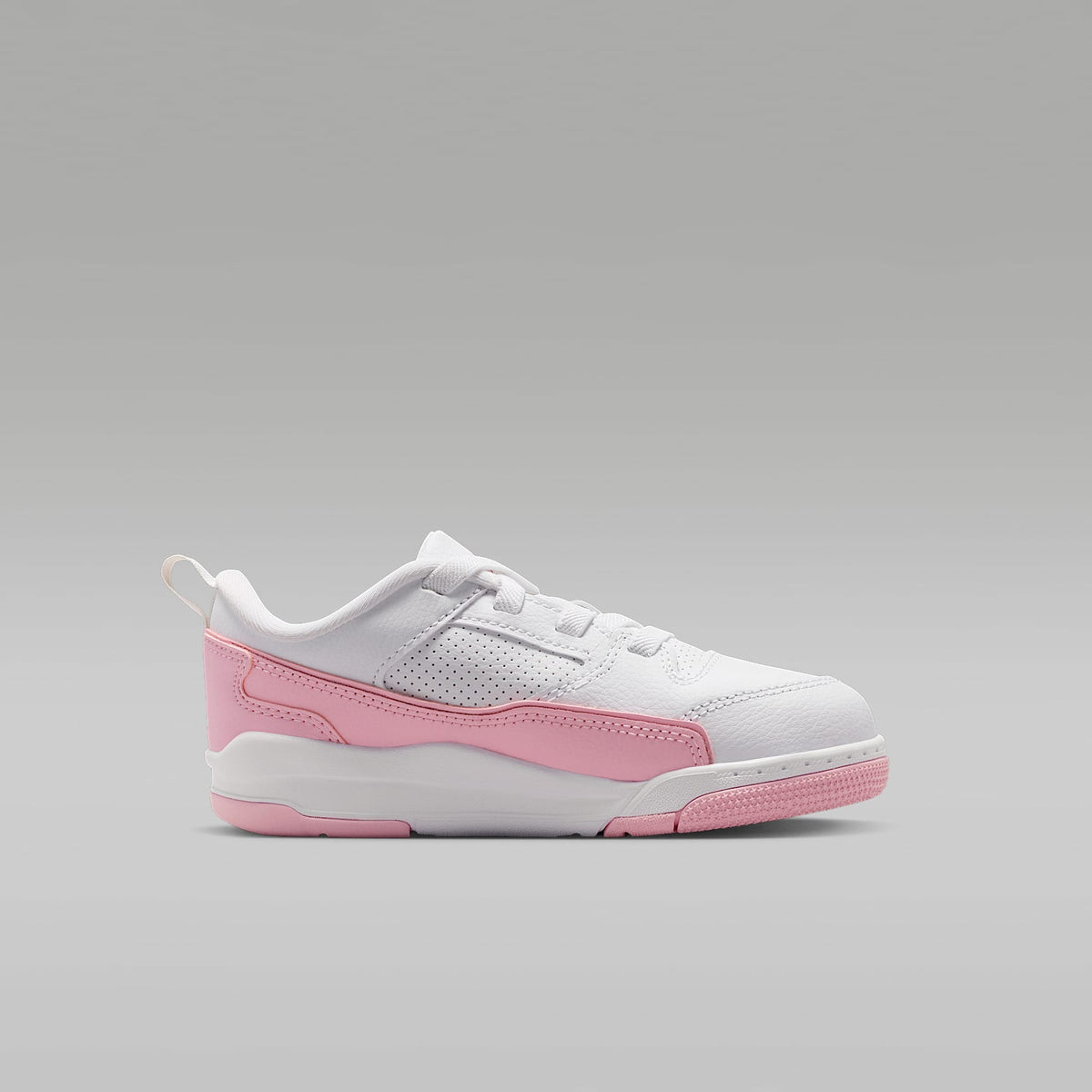 Jordan Flight Court – Blanco/Rosa suave medio – vista 3