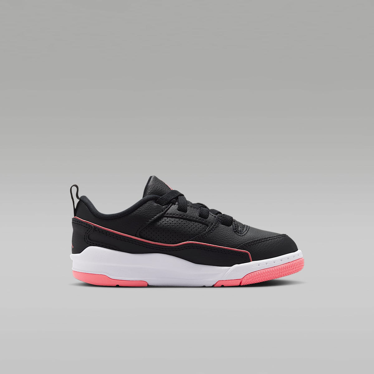 Jordan Flight Court – Negro/Blanco/Rosa mirada – vista 3