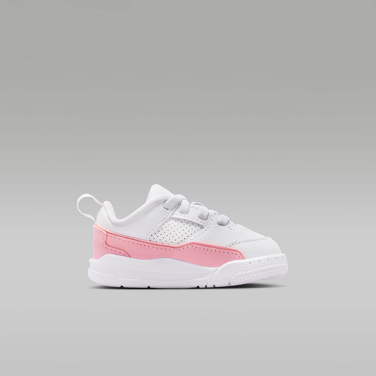 Jordan Flight Court – Blanco/Rosa suave medio – vista 3