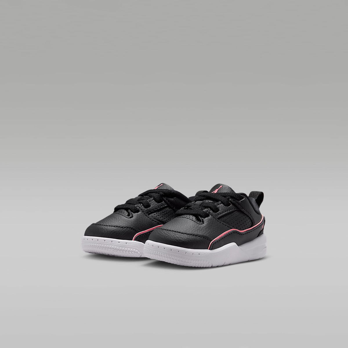 Jordan Flight Court – Negro/Blanco/Rosa mirada – vista 5