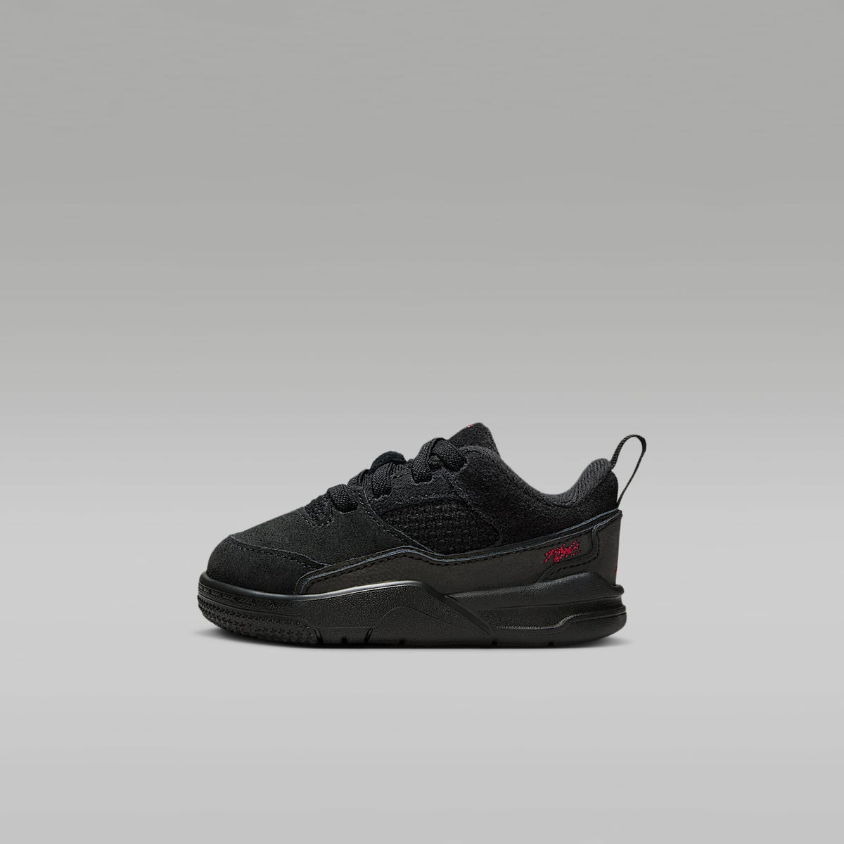 Jordan Flight Court – Negro/Marrón medio goma/Rojo universitario – vista 1