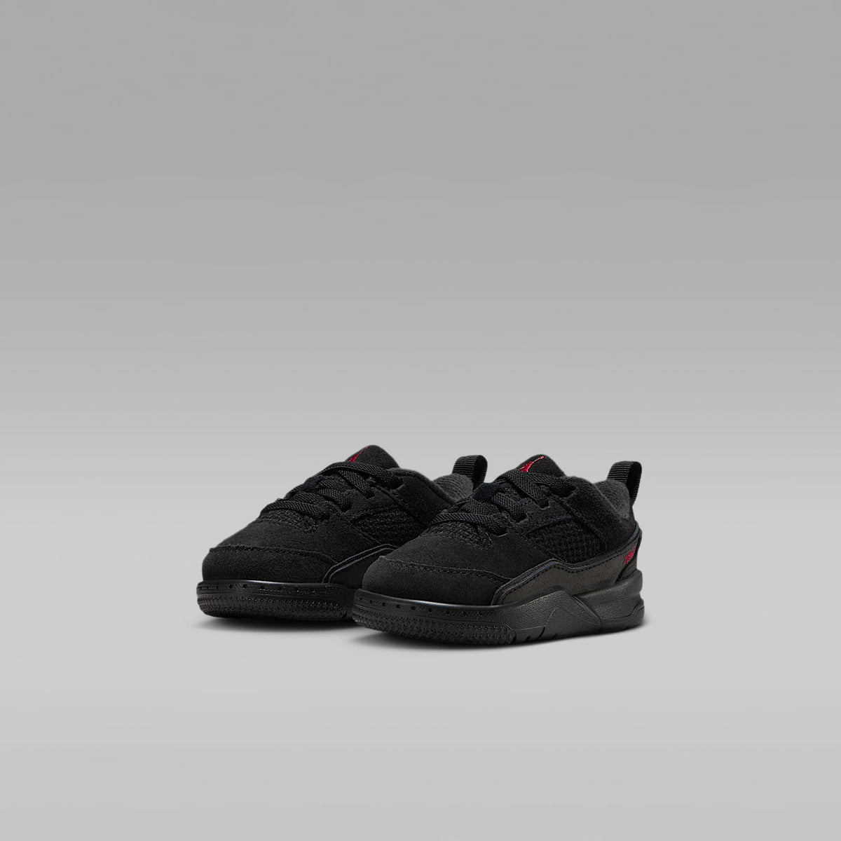 Jordan Flight Court – Negro/Marrón medio goma/Rojo universitario – vista 5