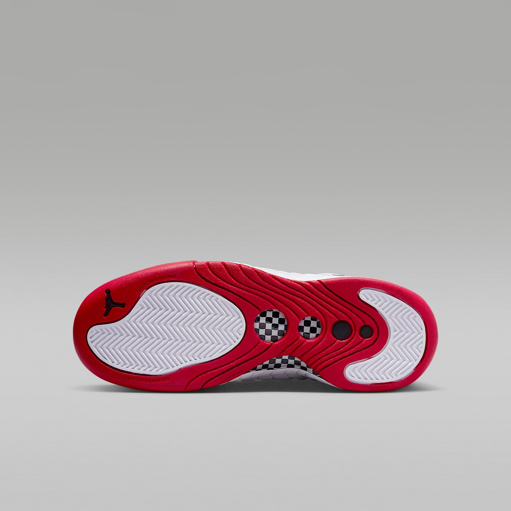 Jordan Jumpman Pro – Blanco/Rojo genuino/Plata metalizado/Negro – vista 2
