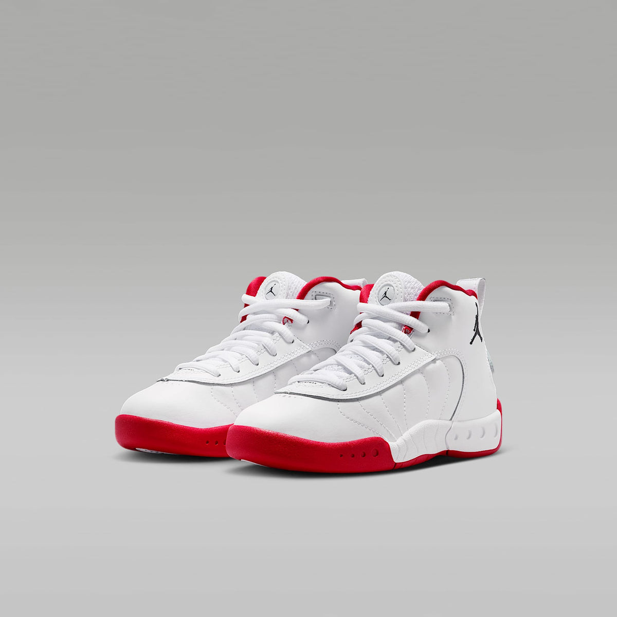 Jordan Jumpman Pro – Blanco/Rojo genuino/Plata metalizado/Negro – vista 5