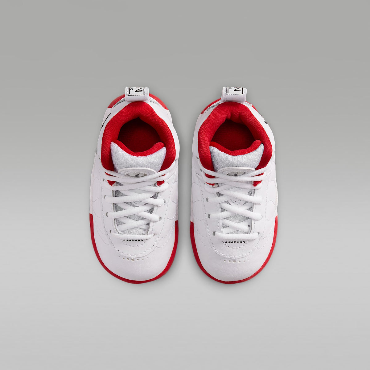 Jordan Jumpman Pro – Blanco/Rojo genuino/Plata metalizado/Negro – vista 4
