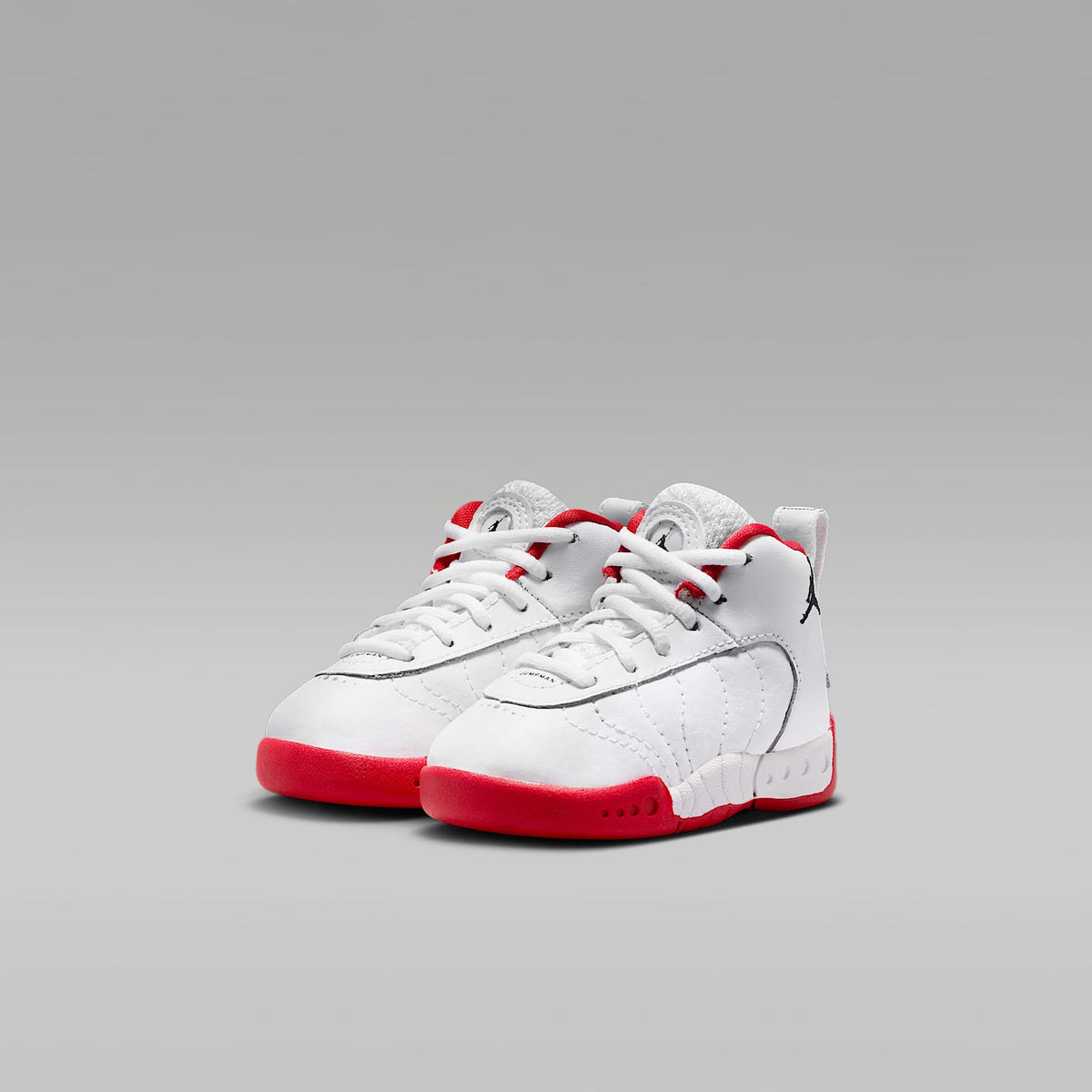 Jordan Jumpman Pro – Blanco/Rojo genuino/Plata metalizado/Negro – vista 5