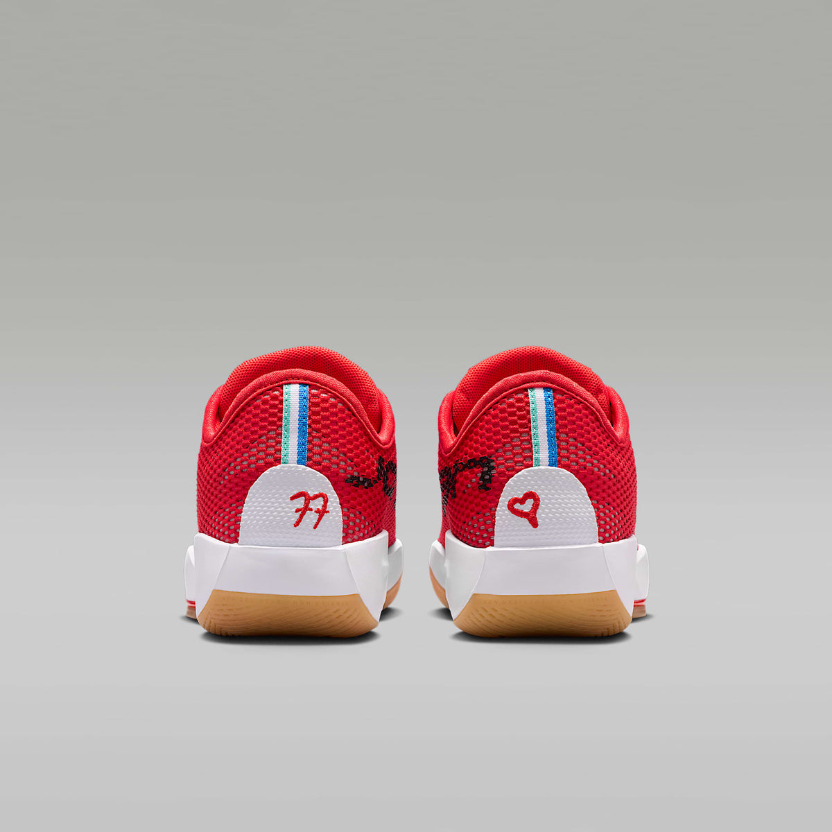 Luka 77 "Chili Red" – Rojo chile/Marrón claro goma/Blanco – vista 6