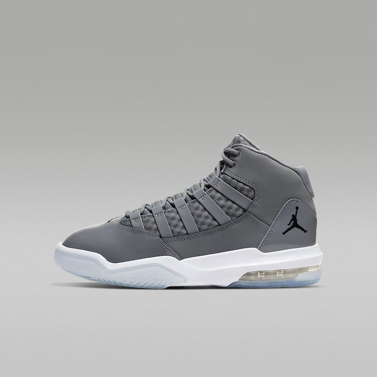 Jordan Max Aura – Gris azulado/Blanco/Transparente/Negro – vista 1