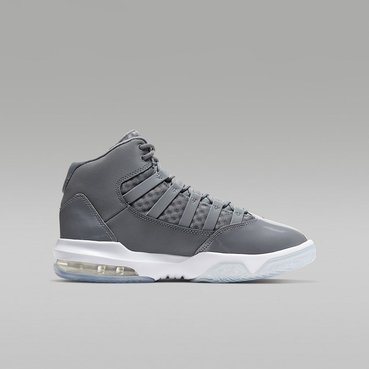 Jordan Max Aura – Gris azulado/Blanco/Transparente/Negro – vista 3