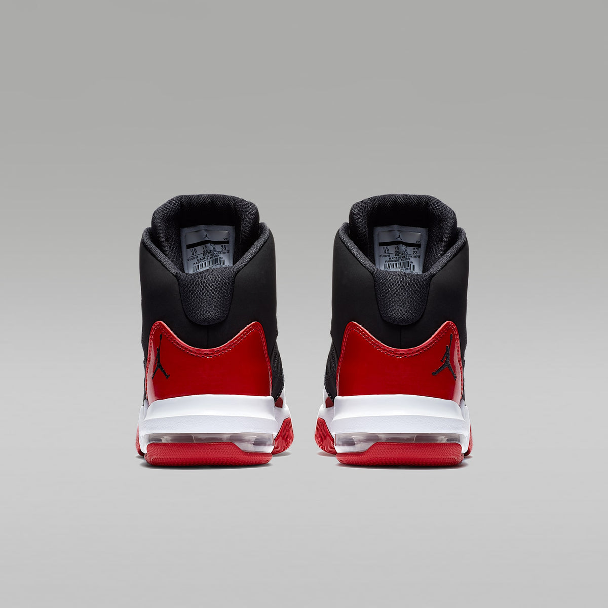 Jordan Max Aura – Negro/Rojo gimnasio/Blanco/Negro – vista 6