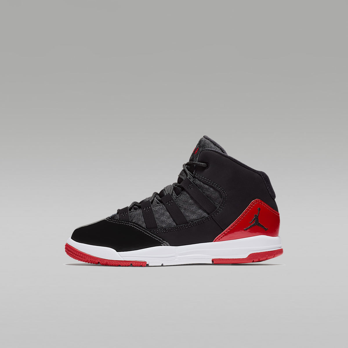Jordan Max Aura – Negro/Rojo gimnasio/Blanco/Negro – vista 1