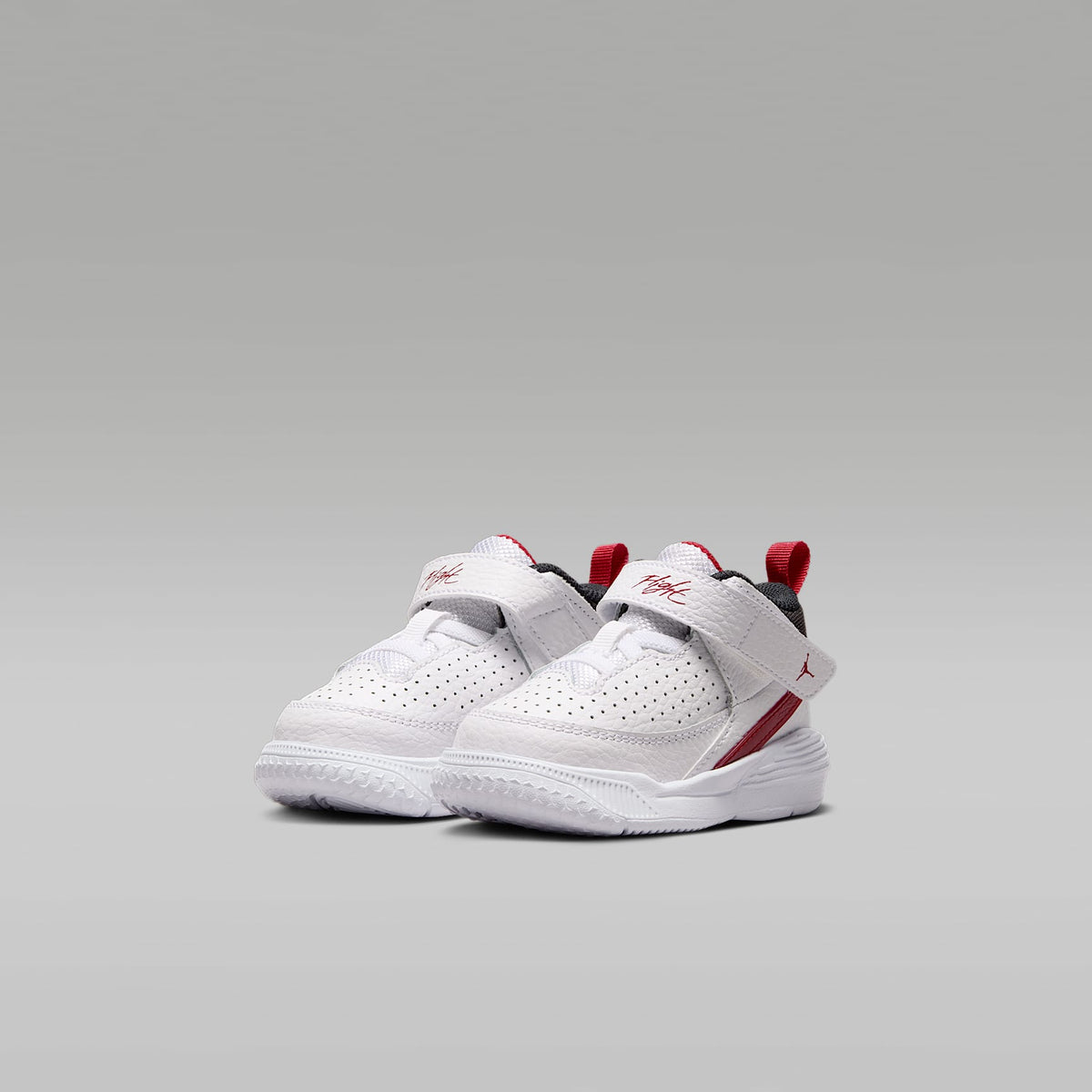 Jordan Max Aura 5 – Blanco/Rojo universitario/Gris lobo/Negro – vista 5