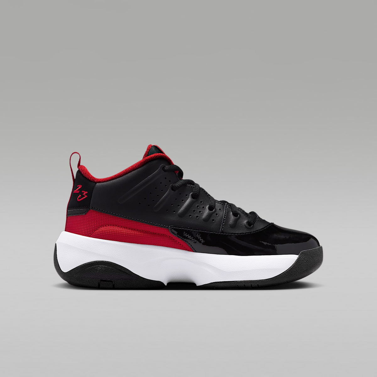 Jordan Max Aura 7 – Negro/Blanco/Rojo universitario – vista 3