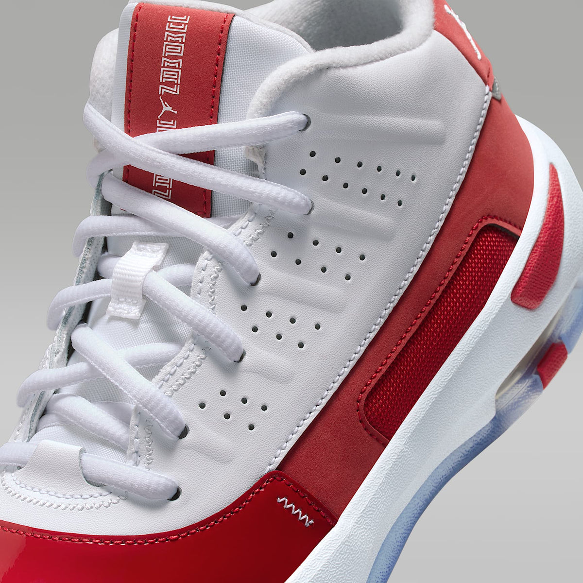 Jordan Max Aura 7 – Blanco/Rojo gimnasio/Negro/Blanco – vista 7