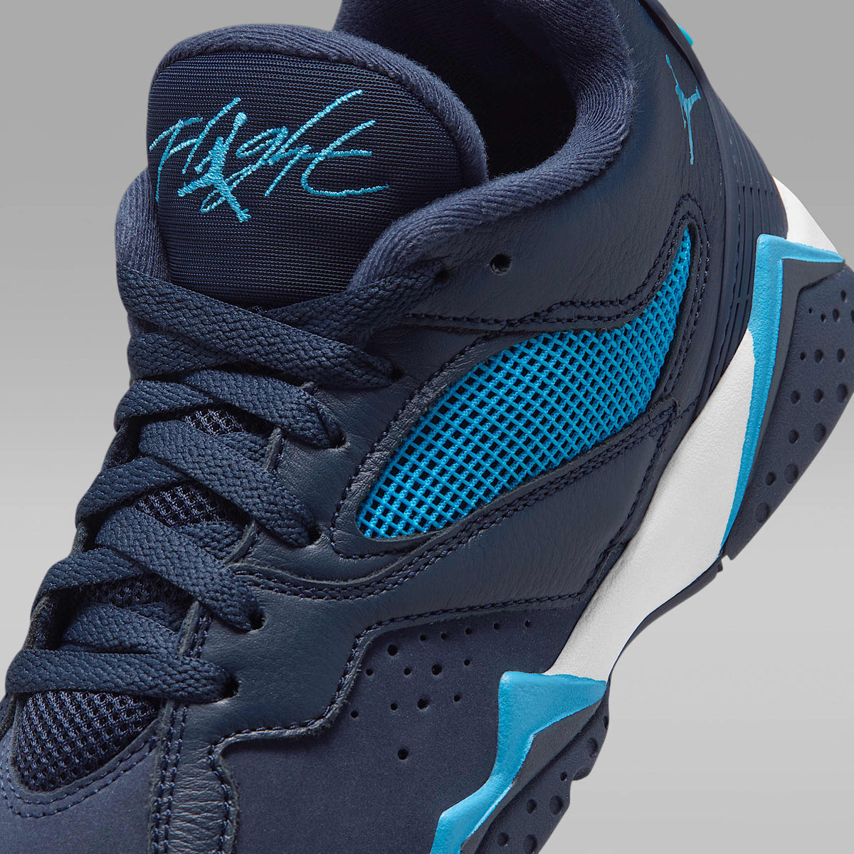 Air Jordan MVP 92 – Obsidiana/Blanco/Azul celeste oscuro – vista 7