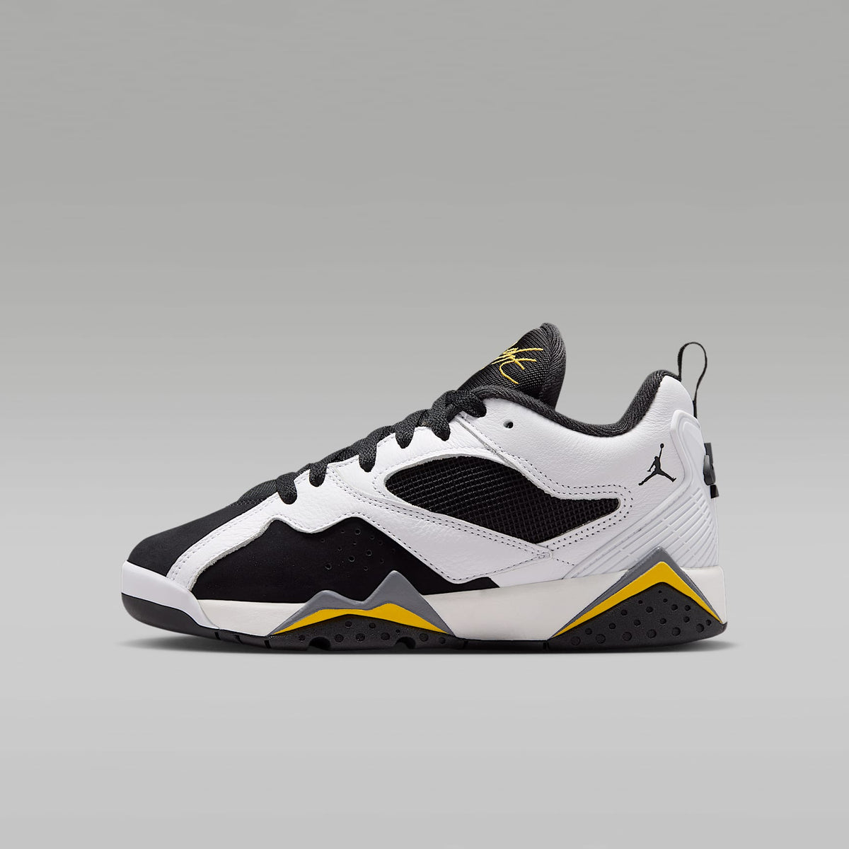 Air Jordan MVP 92 – Blanco/Negro/Gris azul oscuro/Amarillo tour – vista 1