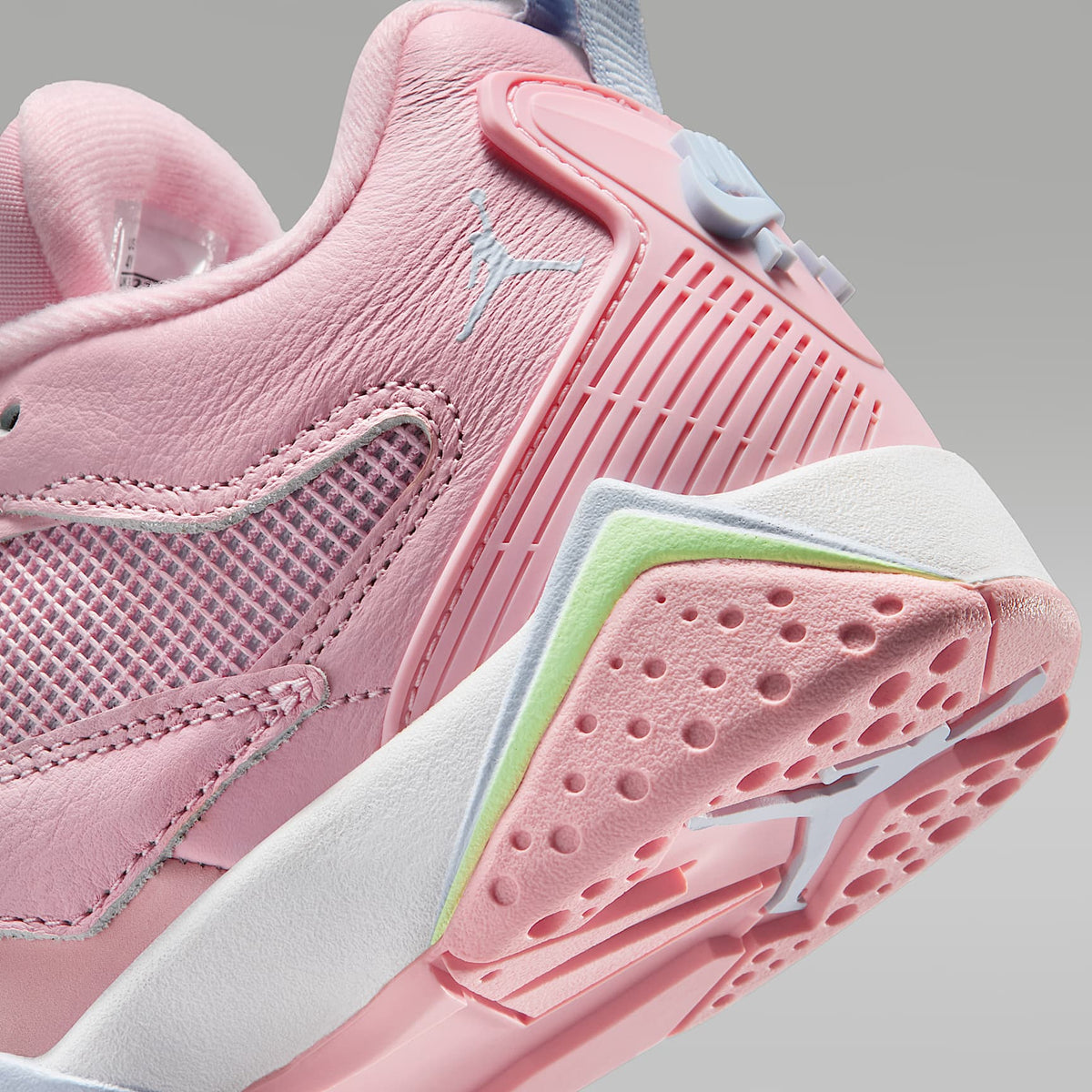 Air Jordan MVP 92 – Rosa suave medio/Verde vapor/Blanco/Azul medio – vista 8