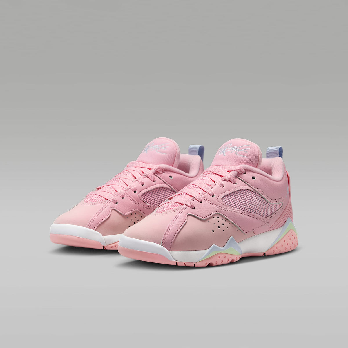 Air Jordan MVP 92 – Rosa suave medio/Verde vapor/Blanco/Azul medio – vista 5