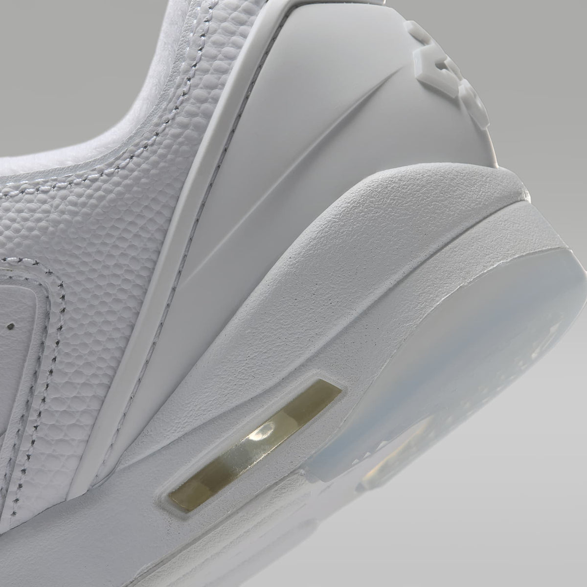 Air Jordan Sixty Plus Low – Blanco/Negro/Platino puro – vista 8
