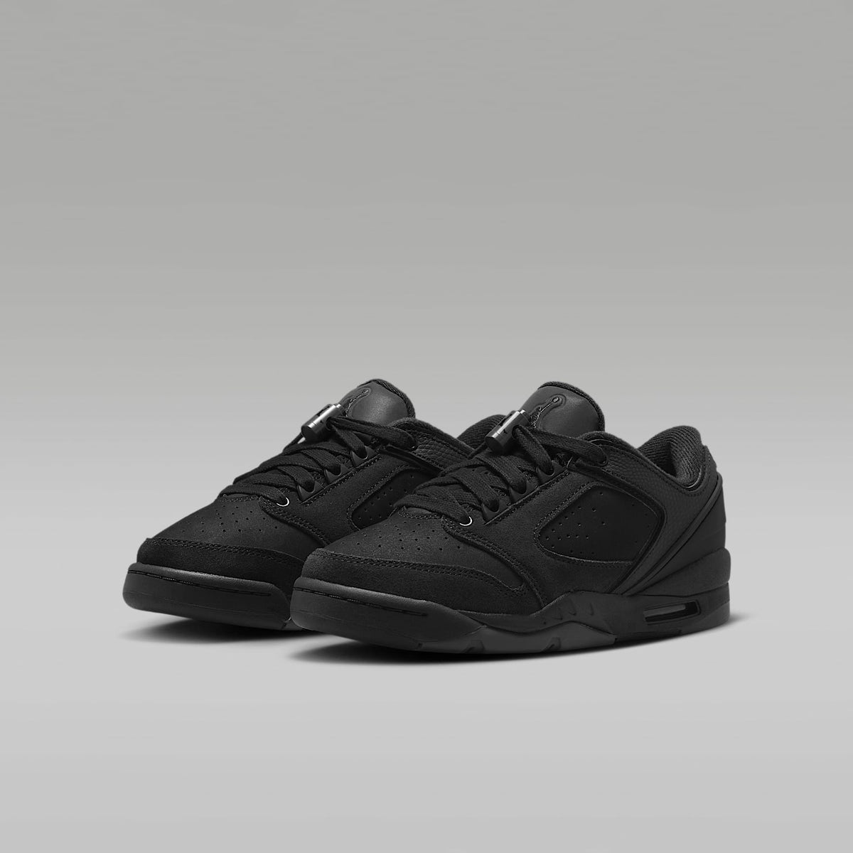 Air Jordan Sixty Plus Low – Negro/Gris humo oscuro – vista 5