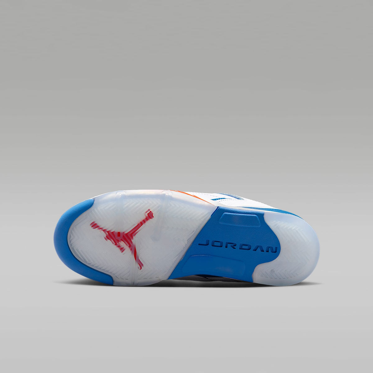 Air Jordan Sixty Plus Low – Blanco/Azul genuino/Rojo universitario – vista 2