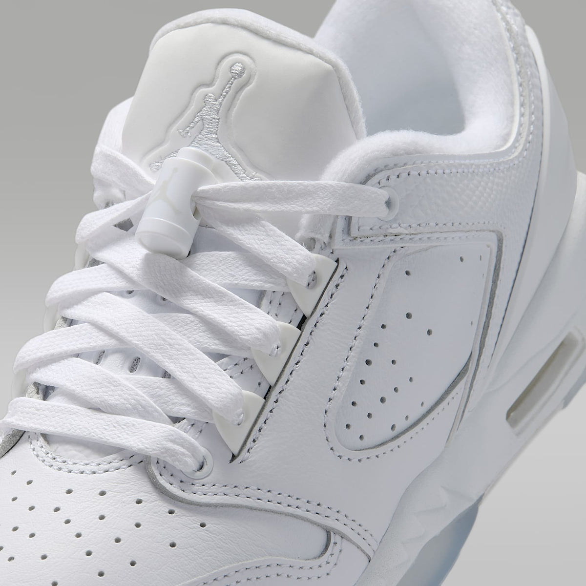 Air Jordan Sixty Plus Low – Blanco/Negro/Platino puro – vista 7