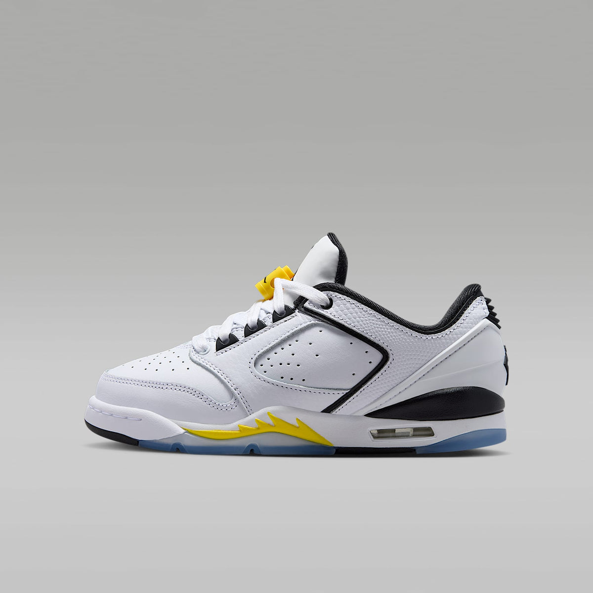 Air Jordan Sixty Plus Low – Blanco/Amarillo tour/Negro – vista 1