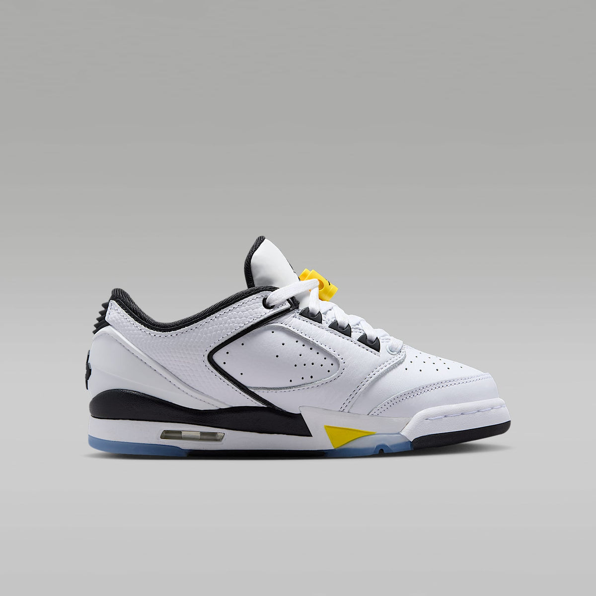 Air Jordan Sixty Plus Low – Blanco/Amarillo tour/Negro – vista 3