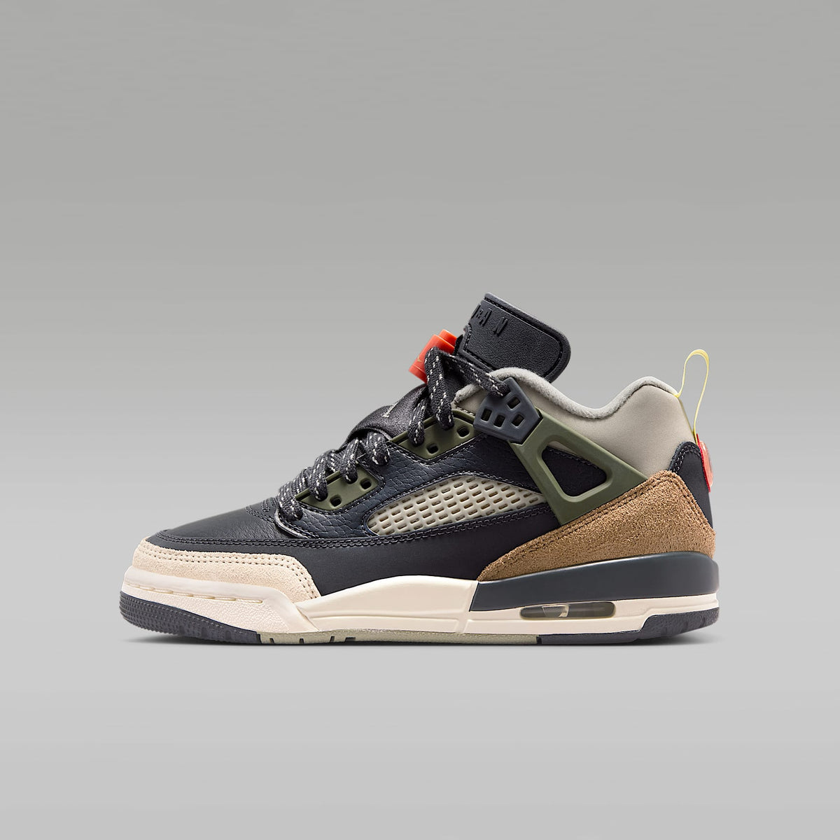 Jordan Spizike Low – Antracita/Mango salvaje claro/Caqui militar/Niebla pícea – vista 1