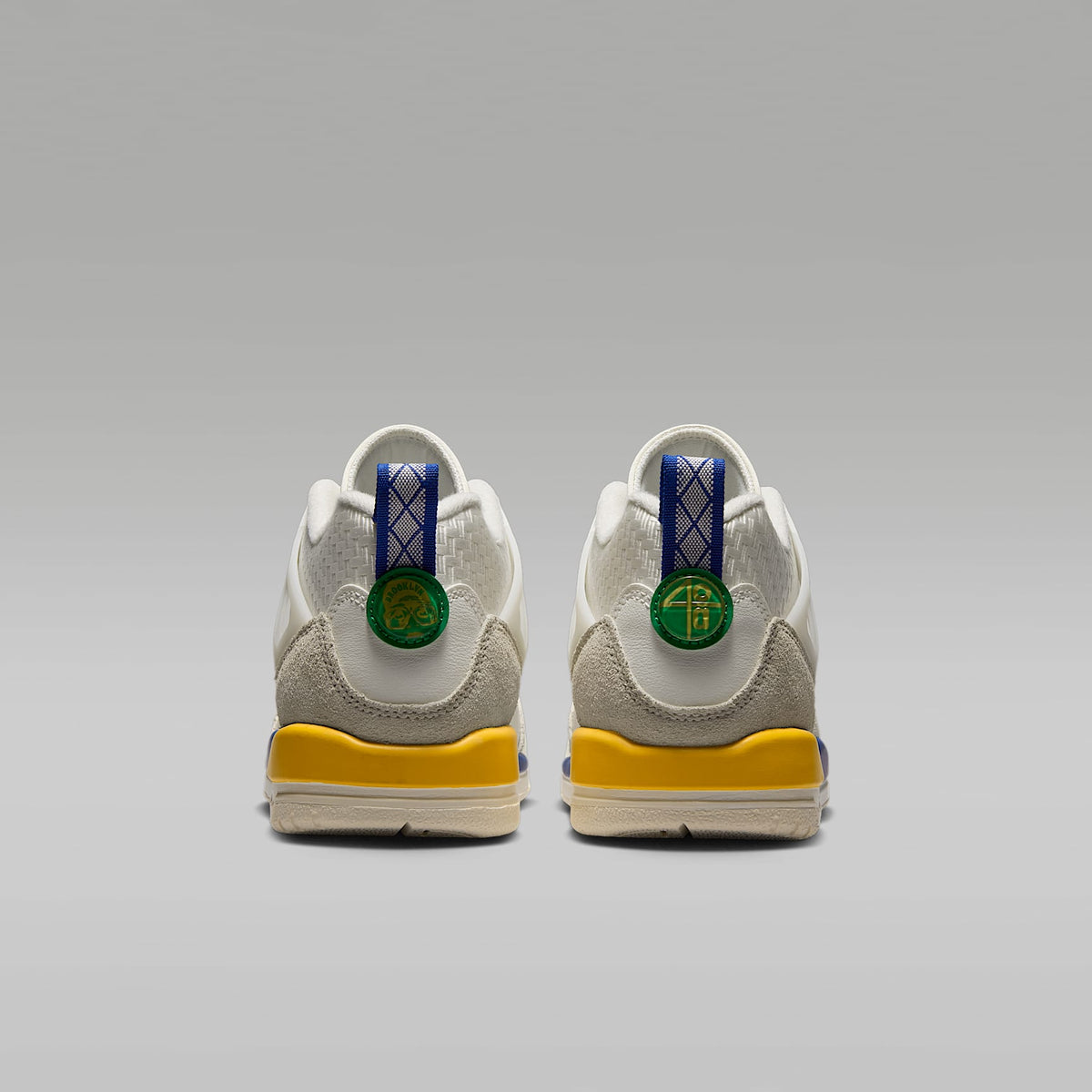Jordan Spizike Low – Vela/Azul eléctrico/Fantasma/Verde suerte – vista 6