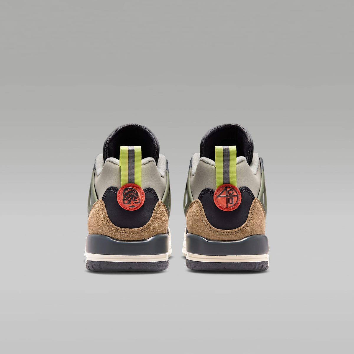 Jordan Spizike Low – Antracita/Mango salvaje claro/Caqui militar/Niebla pícea – vista 6