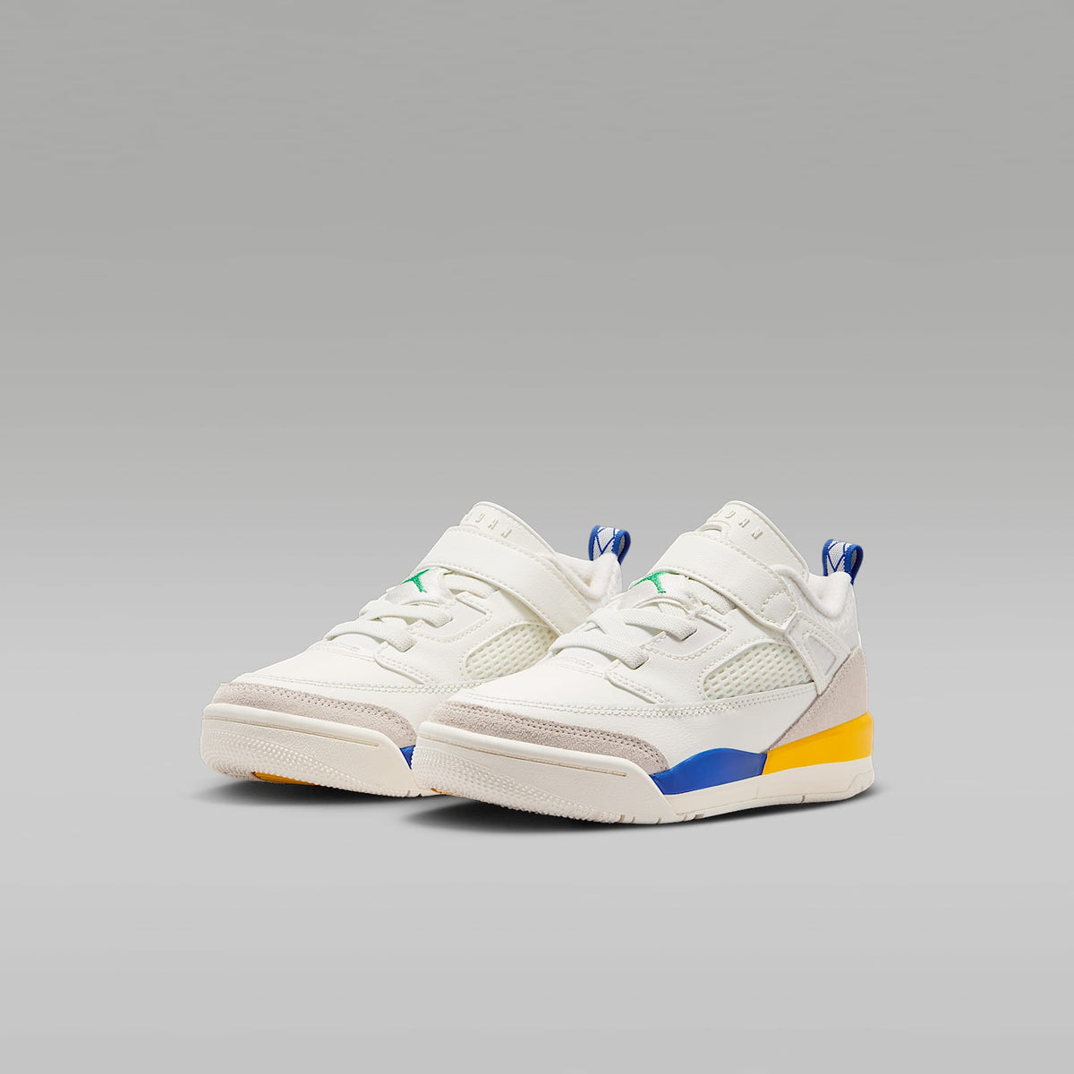 Jordan Spizike Low – Vela/Azul eléctrico/Fantasma/Verde suerte – vista 5