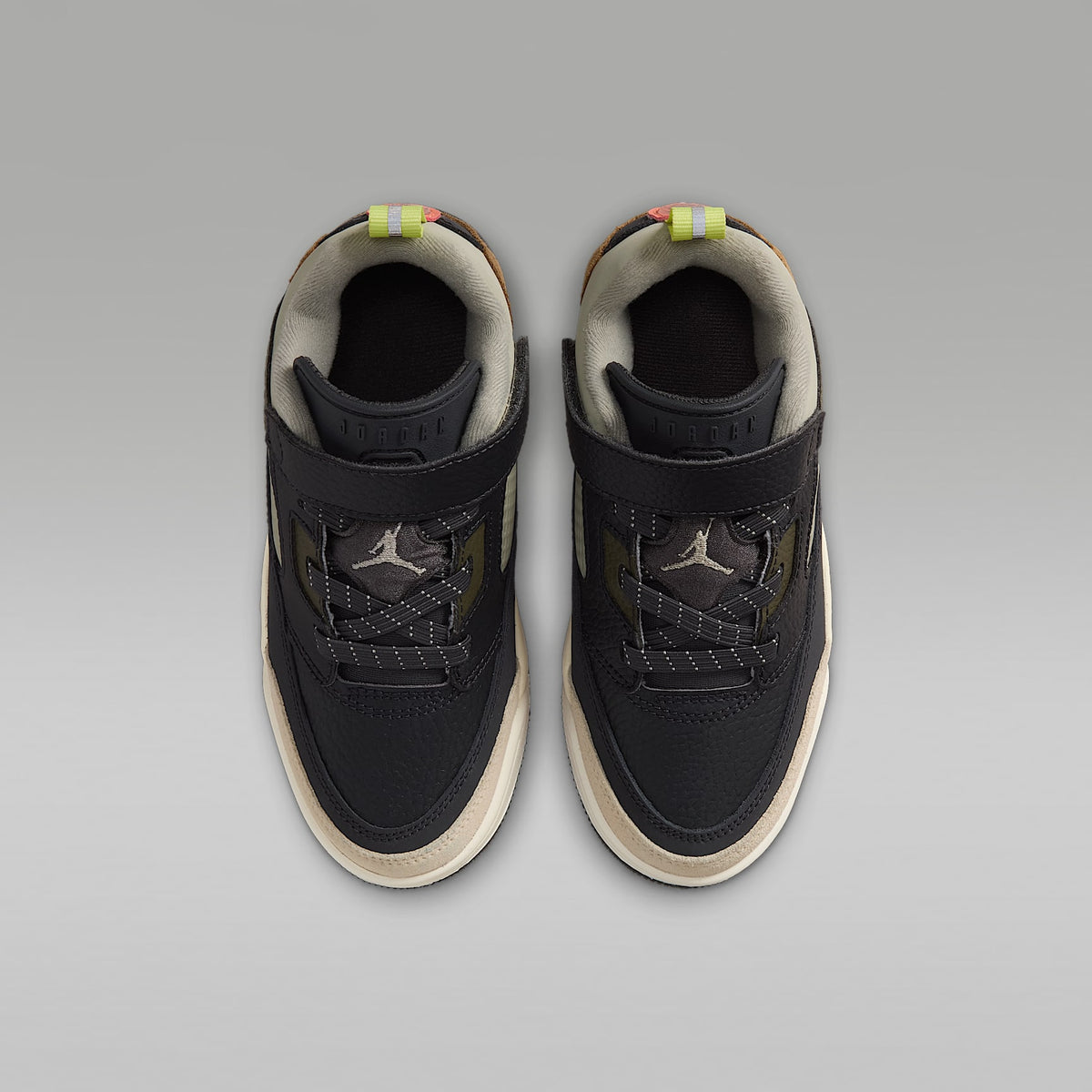 Jordan Spizike Low – Antracita/Mango salvaje claro/Caqui militar/Niebla pícea – vista 4