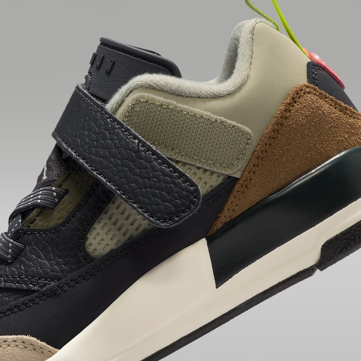 Jordan Spizike Low – Antracita/Mango salvaje claro/Caqui militar/Niebla pícea – vista 9