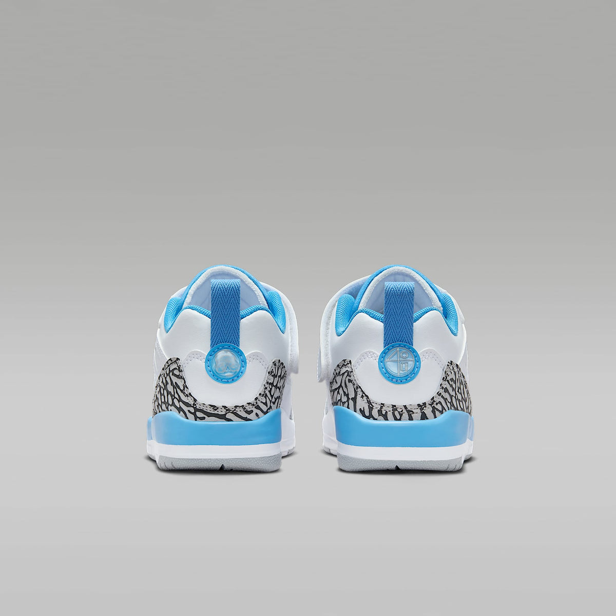 Jordan Spizike Low – Blanco/Gris lobo/Antracita/Azul universitario – vista 6