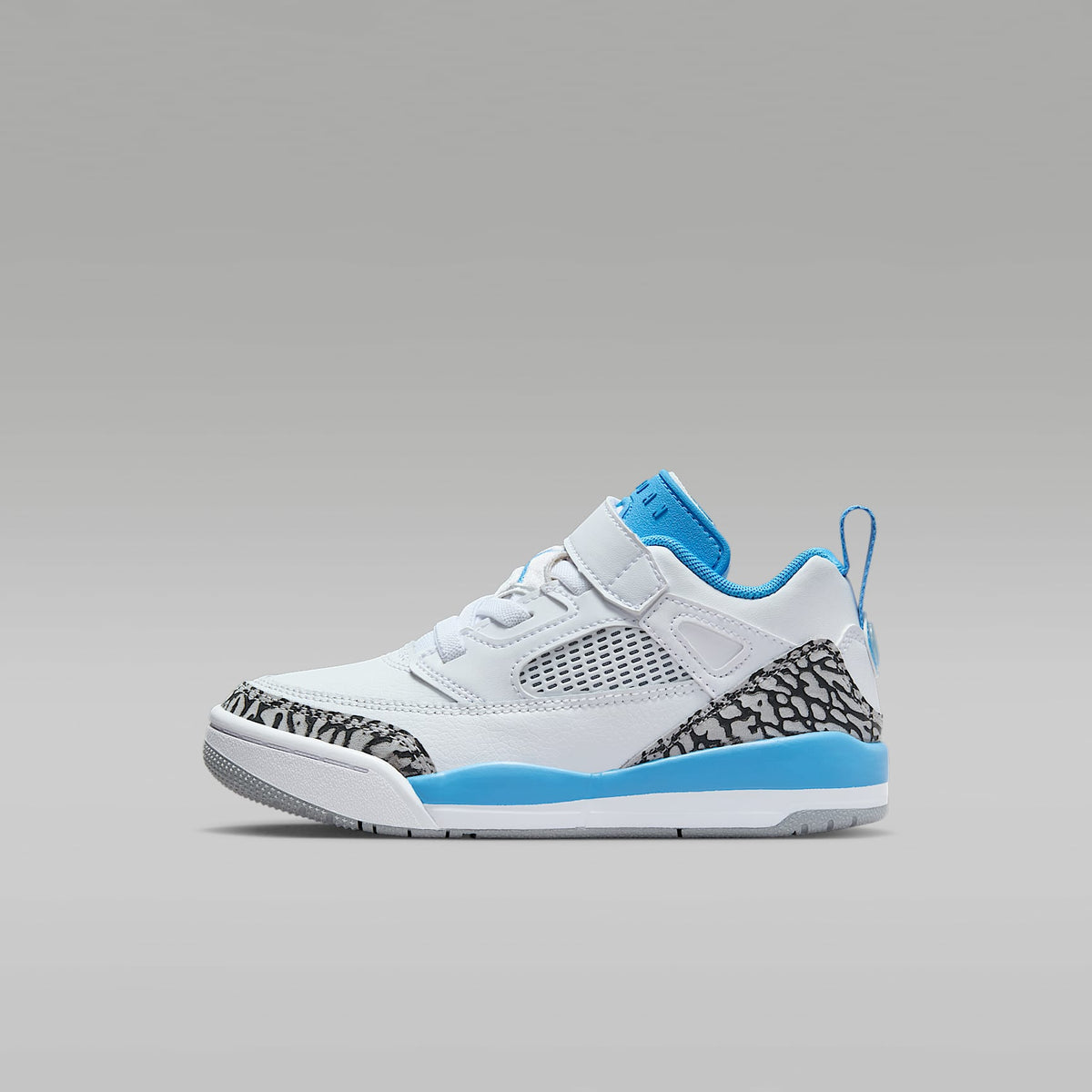 Jordan Spizike Low – Blanco/Gris lobo/Antracita/Azul universitario – vista 1