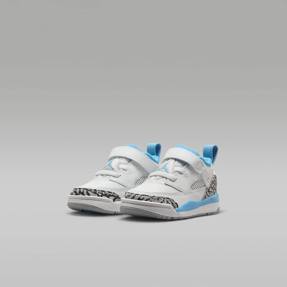 Jordan Spizike Low – Blanco/Gris lobo/Antracita/Azul universitario – vista 5