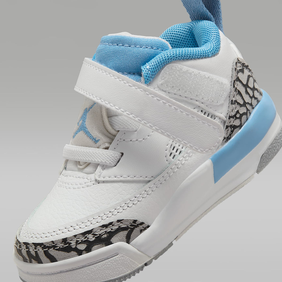 Jordan Spizike Low – Blanco/Gris lobo/Antracita/Azul universitario – vista 8