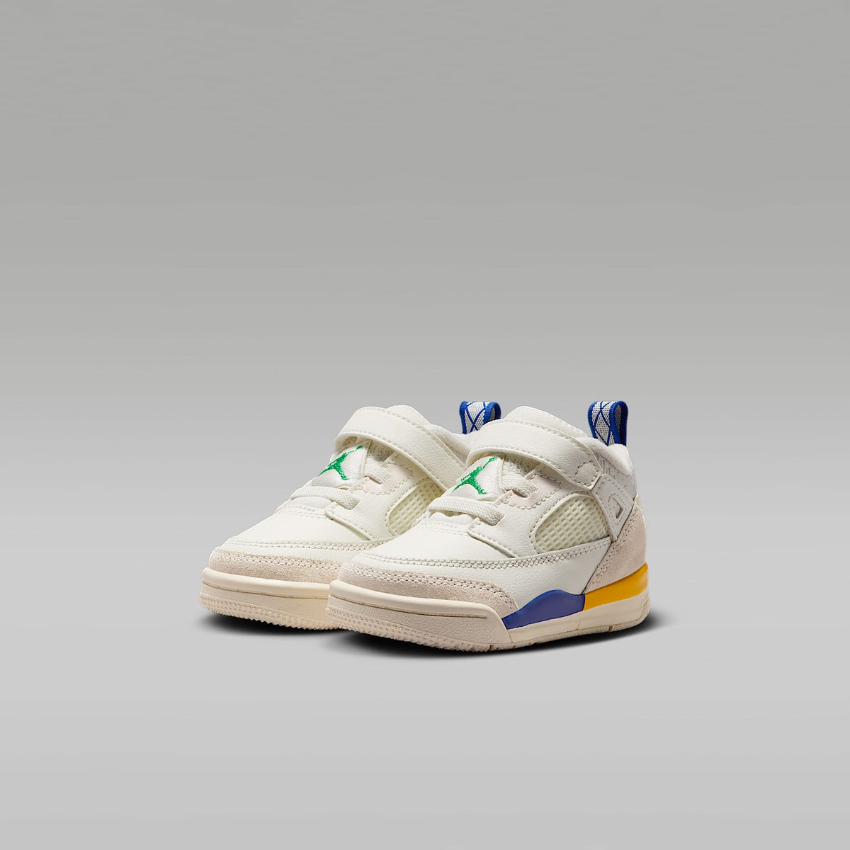 Jordan Spizike Low – Vela/Azul eléctrico/Fantasma/Verde suerte – vista 5