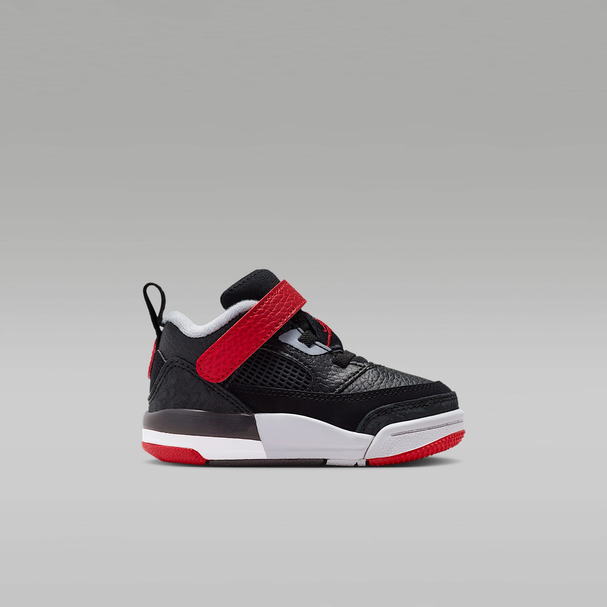 Jordan Spizike Low – Negro/Gris lobo/Blanco/Rojo gimnasio – vista 3