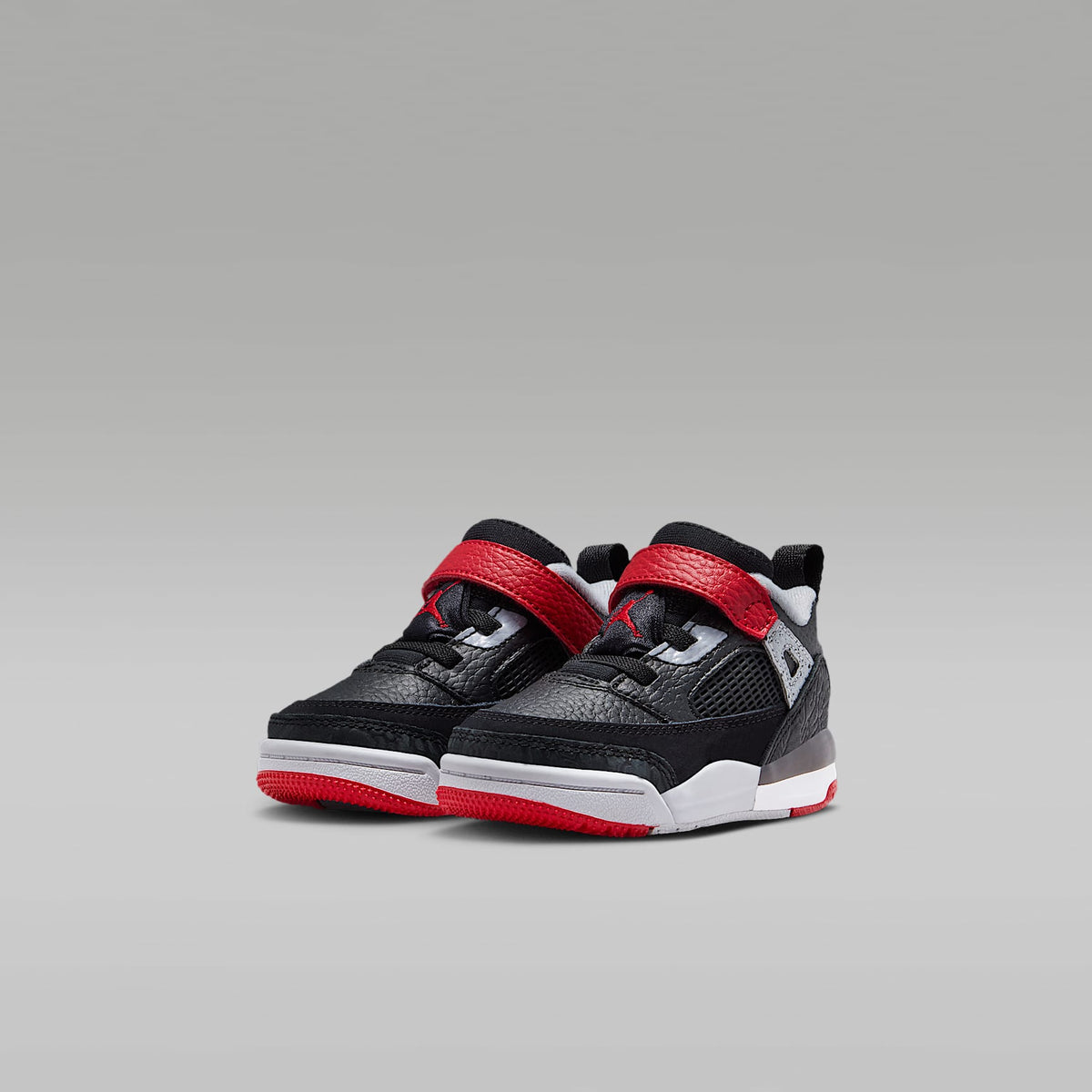Jordan Spizike Low – Negro/Gris lobo/Blanco/Rojo gimnasio – vista 5